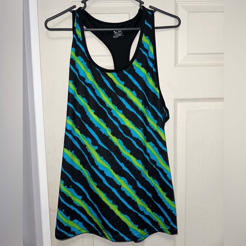 Champion Racerback Athletic Fitted TankTops (2)